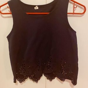 Dark blue tank top!